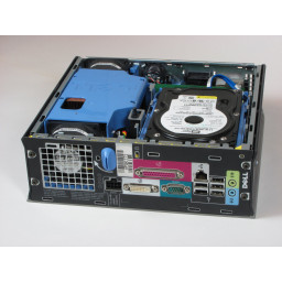 Замена крышки панели Dell Optiplex SX280